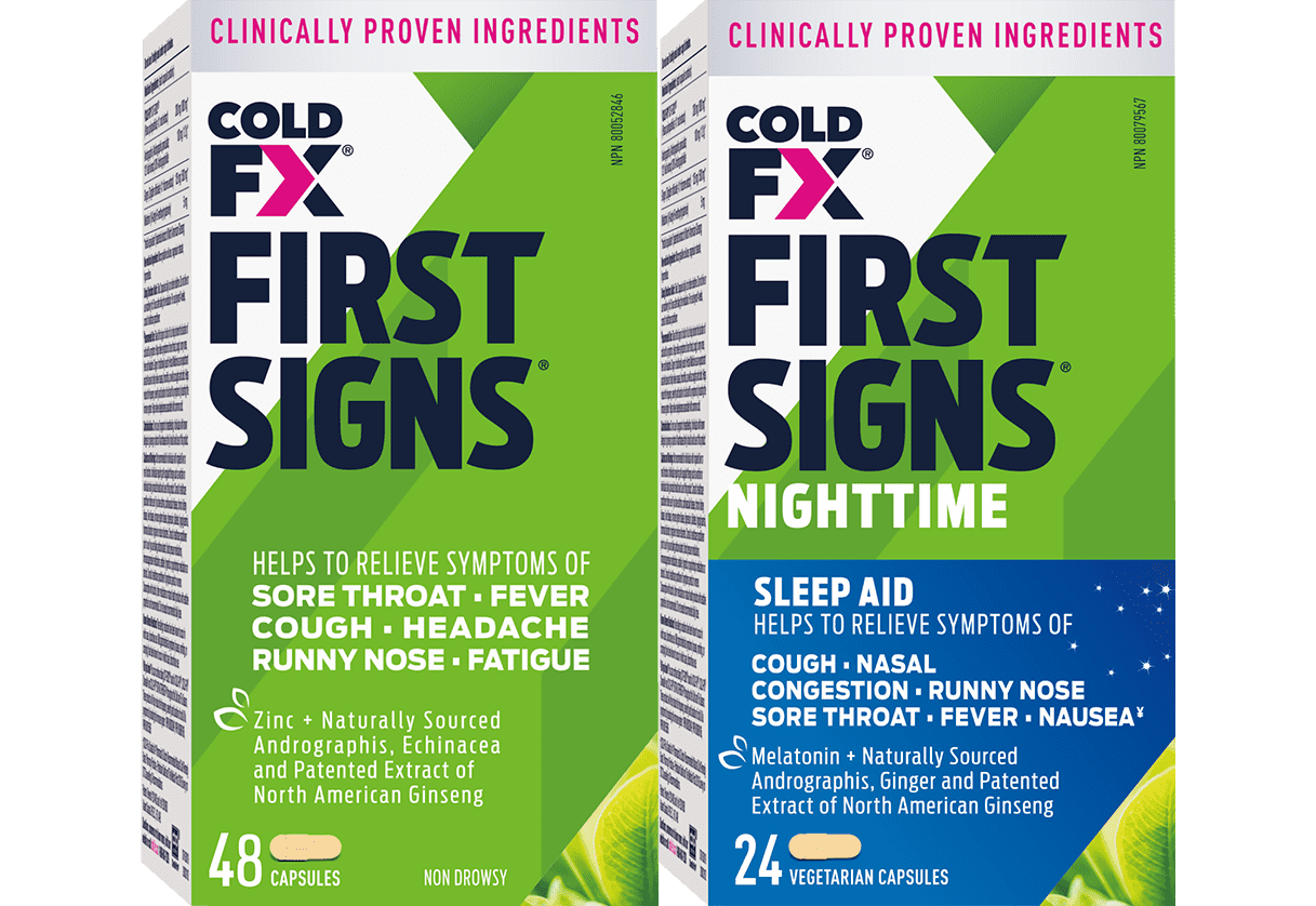 cold fx nighttime and first signs