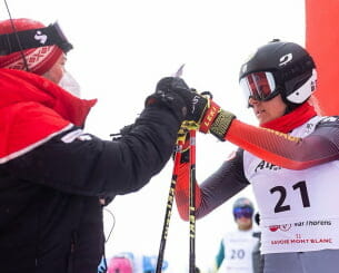 Alpine Canada coach and skier outdoors